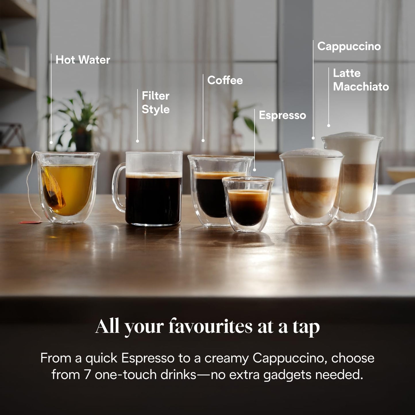 Magnifica Evo ECAM292.81.B,Bean to Cup Coffee and Cappuccino Maker,1450 watts,250g bean container,1.8L water container,Plastic,Black